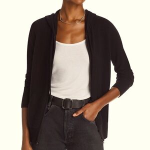 C BY BLOOMINGDALE'S CASHMERE zip hoodie